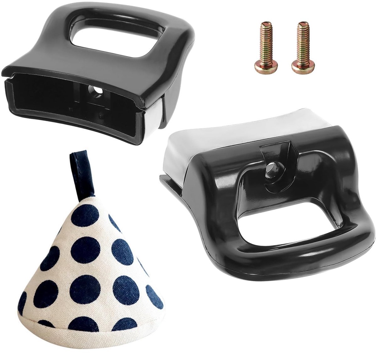 Allecto - Handgreepset - Korte pan - Ergonomisch ontwerp - Universeel - Reserveonderdeel - Ideaal voor snelkookpannen - 2 stuks
