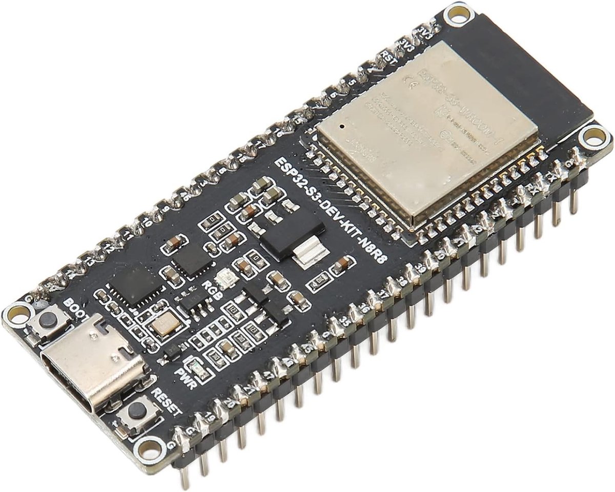 Allecto - Ontwikkelingsboard - WiFi - Dual Core Processor - 512KB SRAM - 384KB ROM - 8MB PSRAM - 8MB Flash - IoT - Zwart