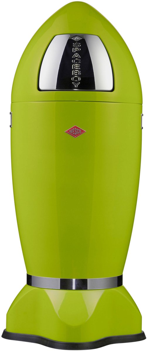 Wesco afvalbak Spaceboy, afvalbak, afvalemmer, staalplaat, limoengroen, 35 l, 138631-20