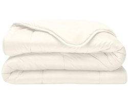 Dekbed zonder Overtrek - Superzacht Velvet - Beige - 200 x 200 cm - Tweepersoons - Wasbaar & Drogergeschikt