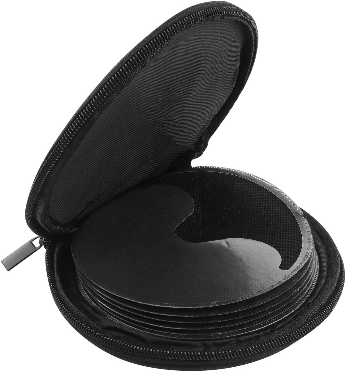 Allecto - CD Opbergdoos - CD DVD Organizer - Compact en Waterdicht - Zwart - Media Opbergfolder - Ideaal voor Auto en Reizen - Ruimtebesparend