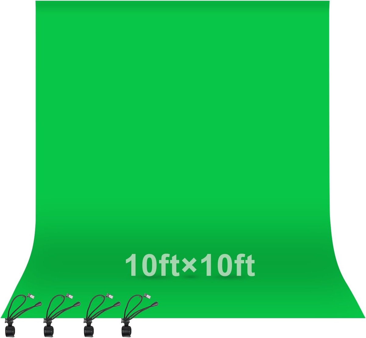 Achtergrond Doek - Groen Scherm - Video Opnames - Minder Kreukels - 3 x 3 Meter - Groen