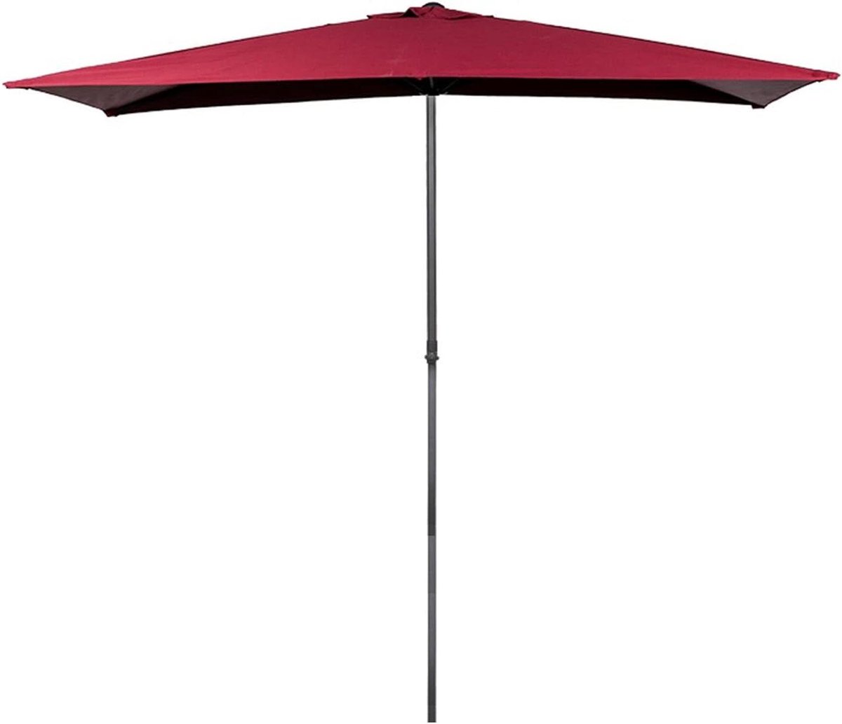 Halve Parasol - Balkon Parasol Zonnescherm - Buitenruimte Creëren - Ruimtebesparend Ontwerp - 250 x 130 cm - Kaki