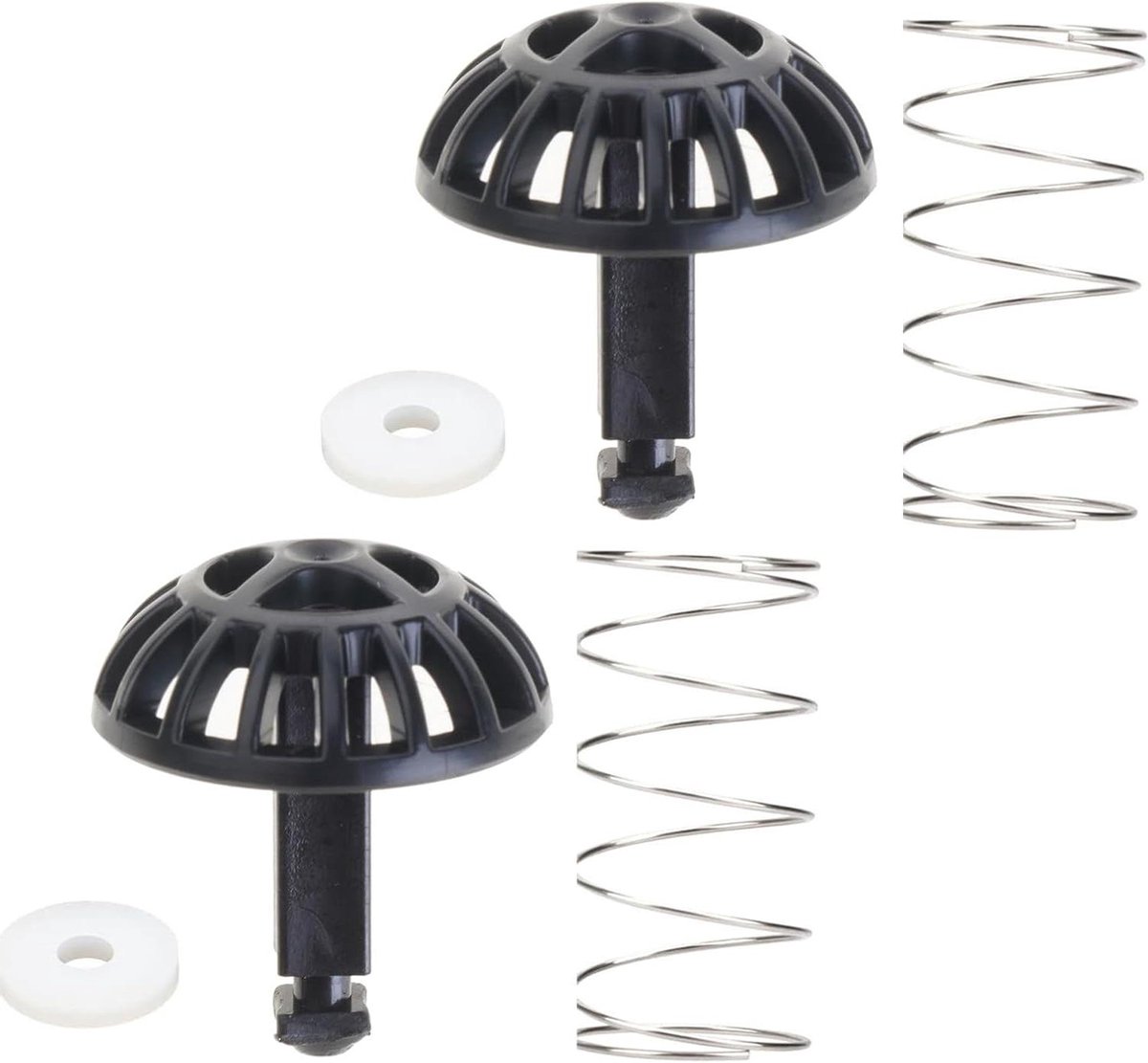 2 Pack Coffee Brewing Basket Spring Loaded Stopper Kits Coffee Machine Accessory Coffee Part Suitable for Different Models
