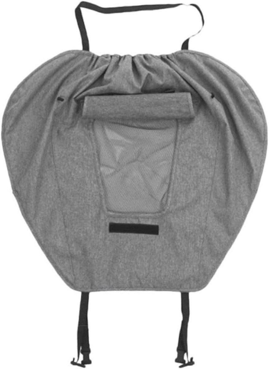 Kinderwagenhoes - Zonnekap Pram - Bescherming tegen zon - Universele pasvorm - 69 x 59 cm - Lichtgrijs
