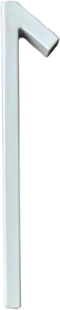 Huisnummer - Deurnummer Adresbord - Huis Herkenning - Drijvend Modern Design - 152 mm - Wit