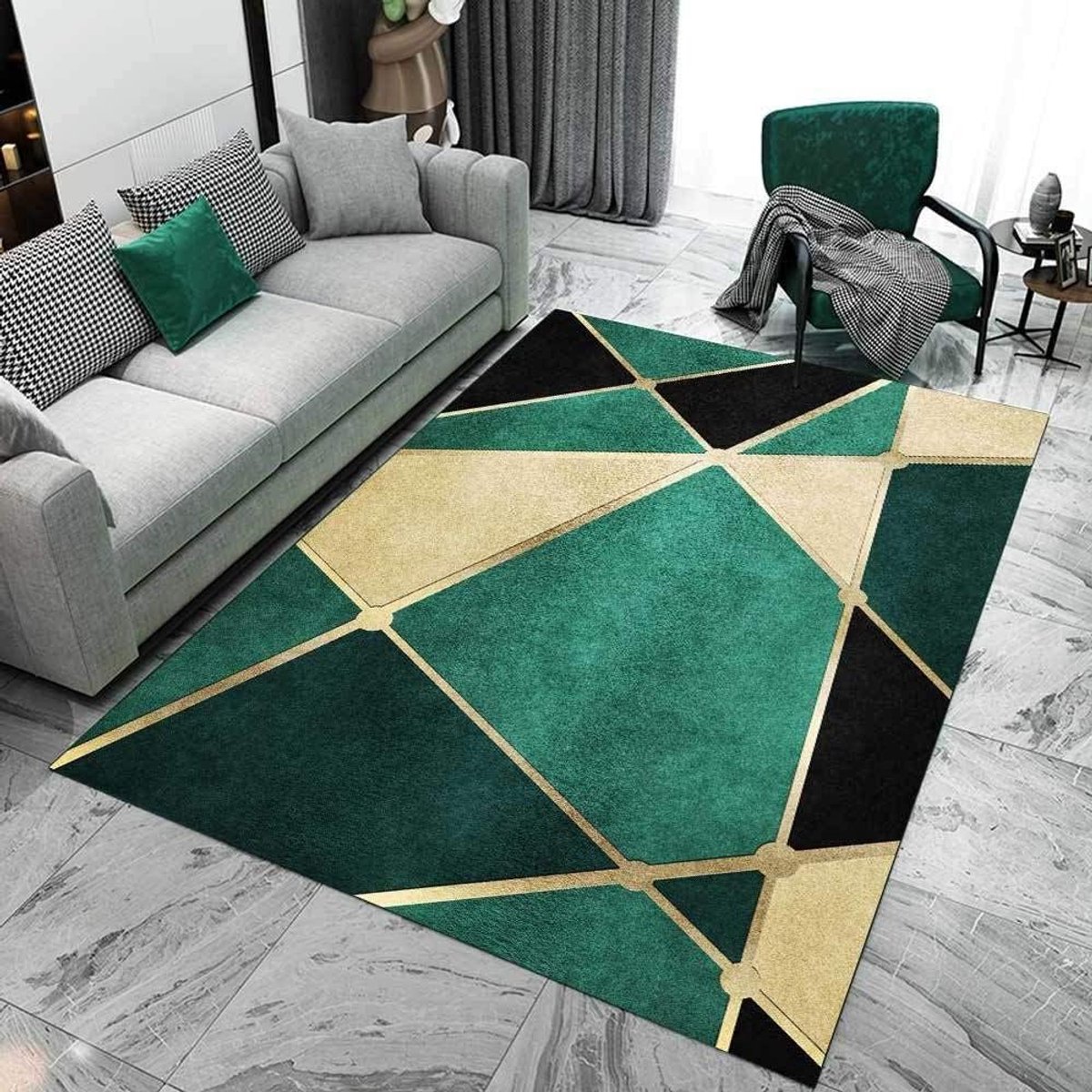 Woonkamer Vloerkleed - Zachte Vloerbedekking - Binnenhuis Decoratie - Wasbaar Ontwerp - 20