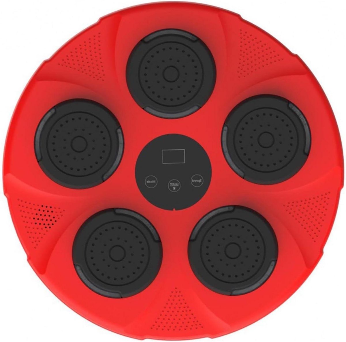 Muziek Boksmachine - Boksmuur Trainer - Fitness Oefenen - Intelligente Lichtpunten - 43x43cm - Rood