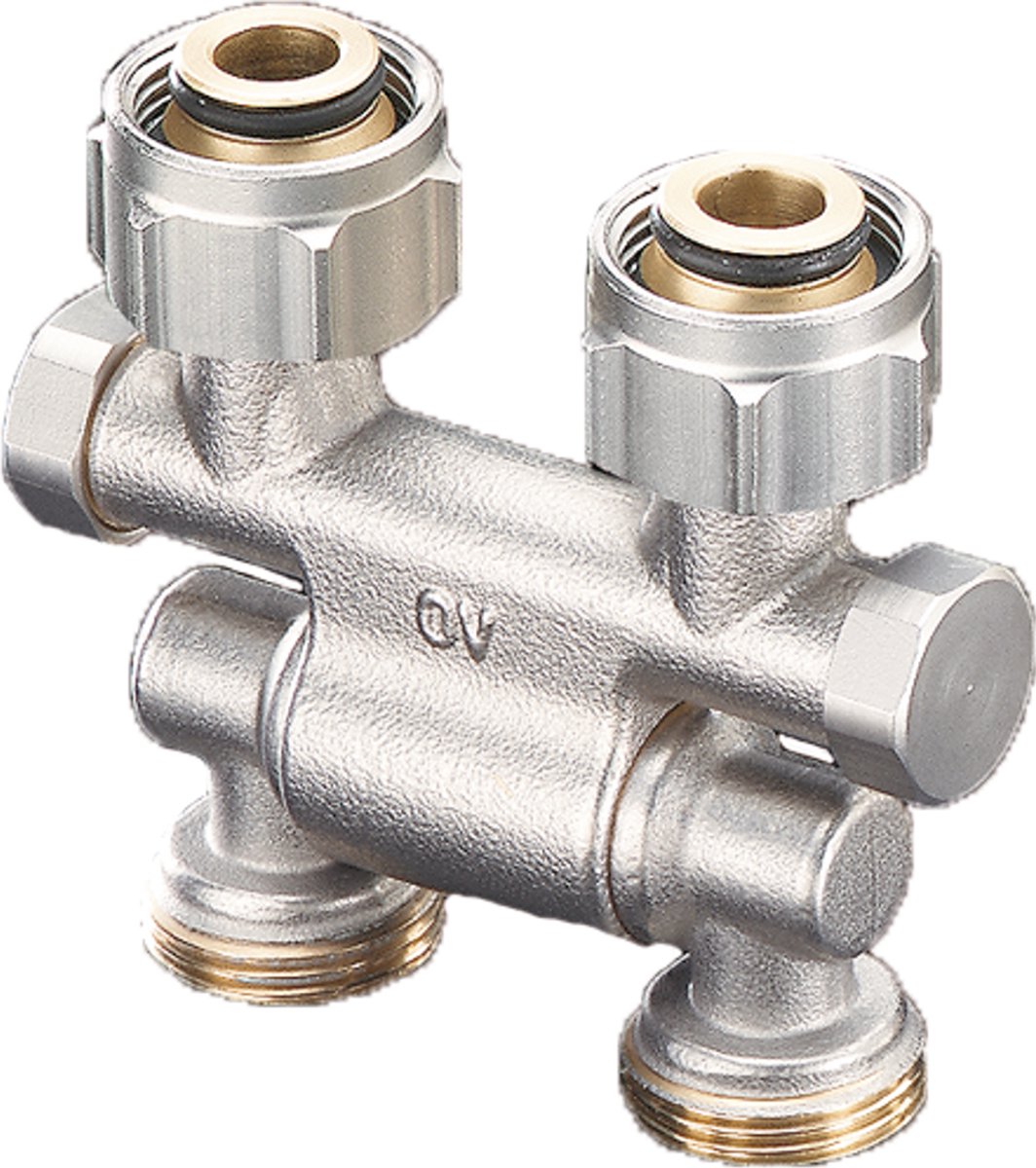 OVENTROP Haakse aansluiting Multiflex F Zwenkbaar G 3/4 ÜM x G 3/4 Euroconus, 1015711