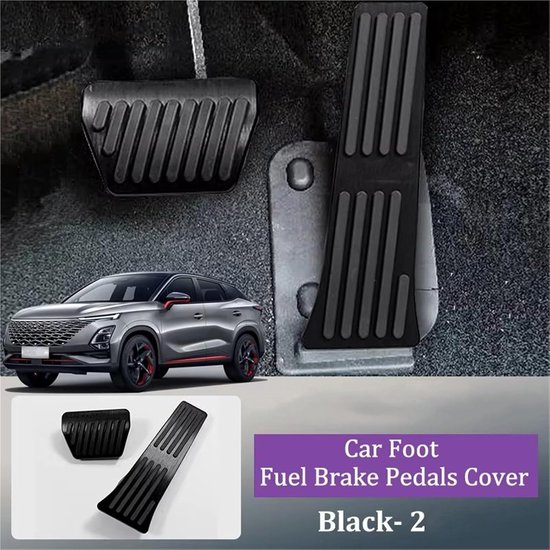 Auto Pedaalhoezen - Voetpedaal Set - Verbeterde Grip - Antislip Ontwerp - 2 Stuks - Zwart — afbeelding 5