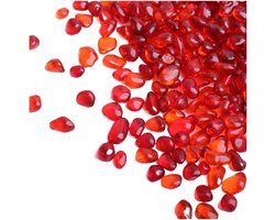 Aquarium Zand - Decoratie Steentjes - Aquarium Inrichten - Natuurlijke Uitstraling - 250 gram - Rood