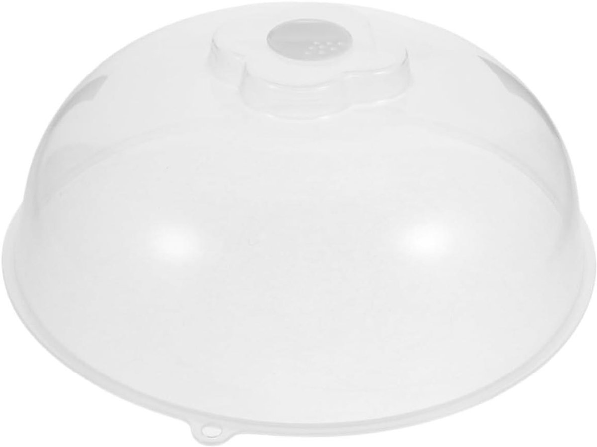 Magnetron Deksel - Spatdeksel Voedsel - Voedsel Opwarmen - Houdt Vers - 22 cm Diameter - Transparant