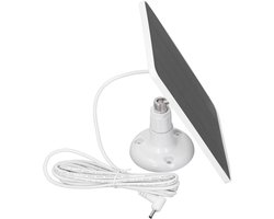 KKPLZZ 10W Zonnepaneeloplader, IP65 Waterdichte Draagbare Oplader op Zonne-energie met 360 Graden Draaibare Beugel, voor Ring Cam Stick Up Cam-batterij 2e 3e Generatie (CSP4W-DC-W)