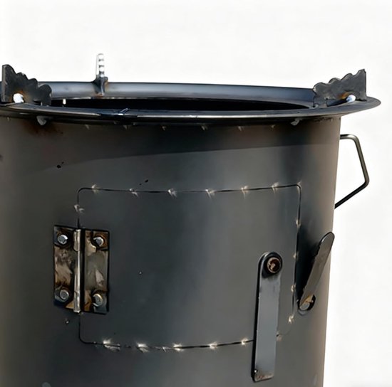 Raket Voor Camping - Outdoor Kookgerei met Grill en Tang | Hout Verbrandende Rocket Stove voor Camping,Voor Overleving Rugzaktoerisme Wandelen Reizen Buiten Vuurplaats Terras Achtertuin — afbeelding 5