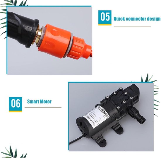 Draagbare Hogedrukreiniger - Handzame Reiniger - Voertuigen Wassen - Zuivere Koperen Motor - 179B centimeter - null — afbeelding 4