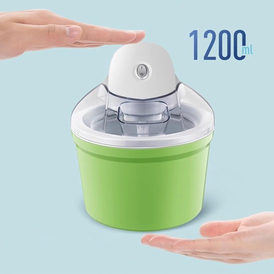 IJsmachine voor thuis of commercieel, IJsmachine 1,2L Mini Home DIY Mini Zelfgemaakt Volautomatisch Fruitzandijsmachine IJsopzetstuk voor Kitchenaid (Kleur: B) — afbeelding 2