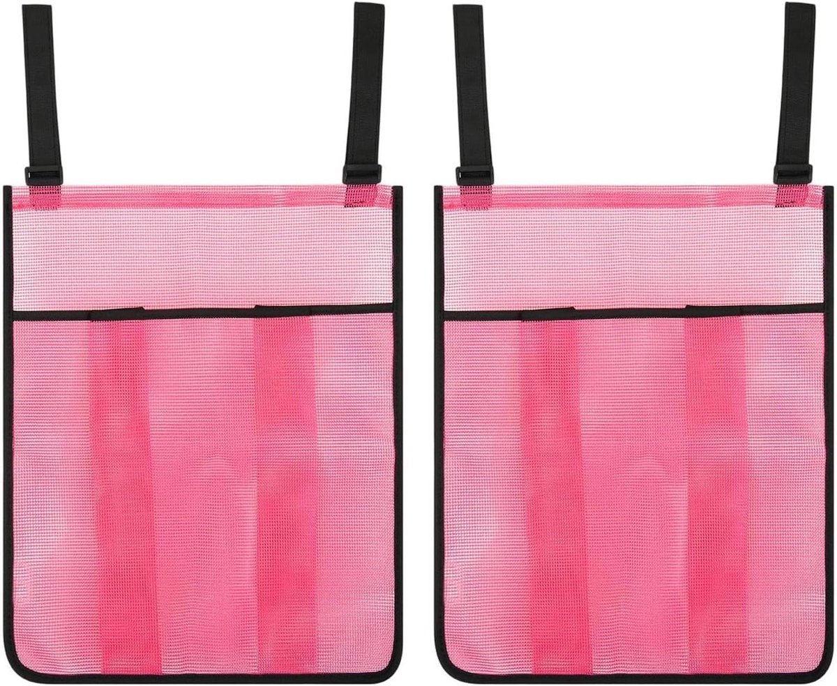 Trampoline Schoenentassen - Mesh Opbergtas - Outdoor Gear Organizer - Klittenbandsluitingen - 22 x 18 x 3 cm - Roze