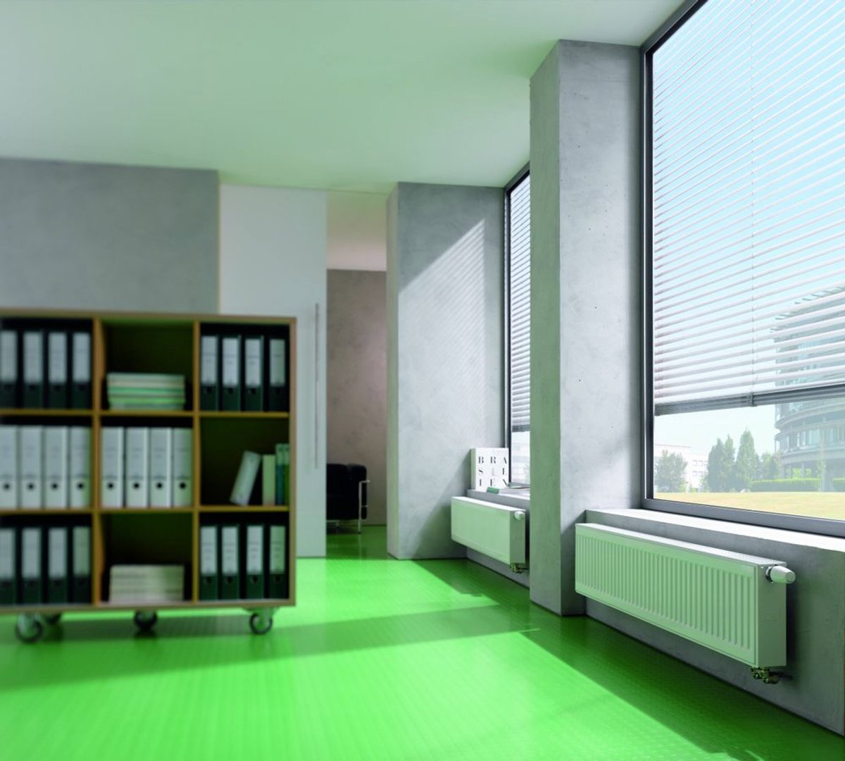 Kermi Profiel Ventielradiator Type 11 500x400mm Ventielpositie links FTV110500401L1K