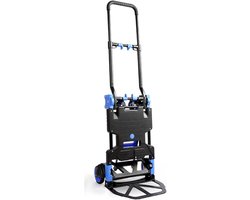 Steekwagen Draagbare stille trolley, multifunctionele 2-purpose truck transporter rollende auto, kan 75kg / 165IB dragen (Color : Style1)