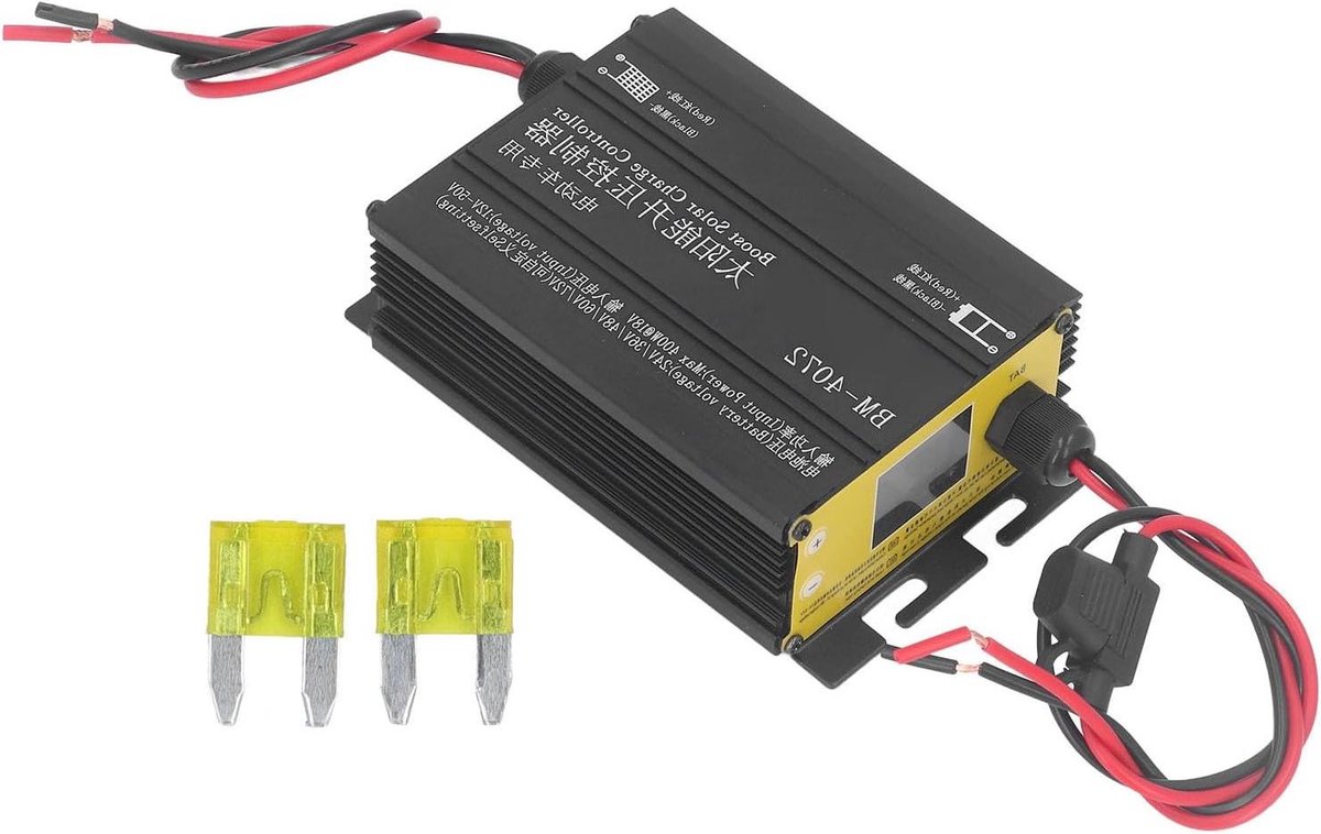MPPT Laadregelaar - Zonne-energie Controller - Batterij Opladen - Hoog Rendement - 400W - Aluminium