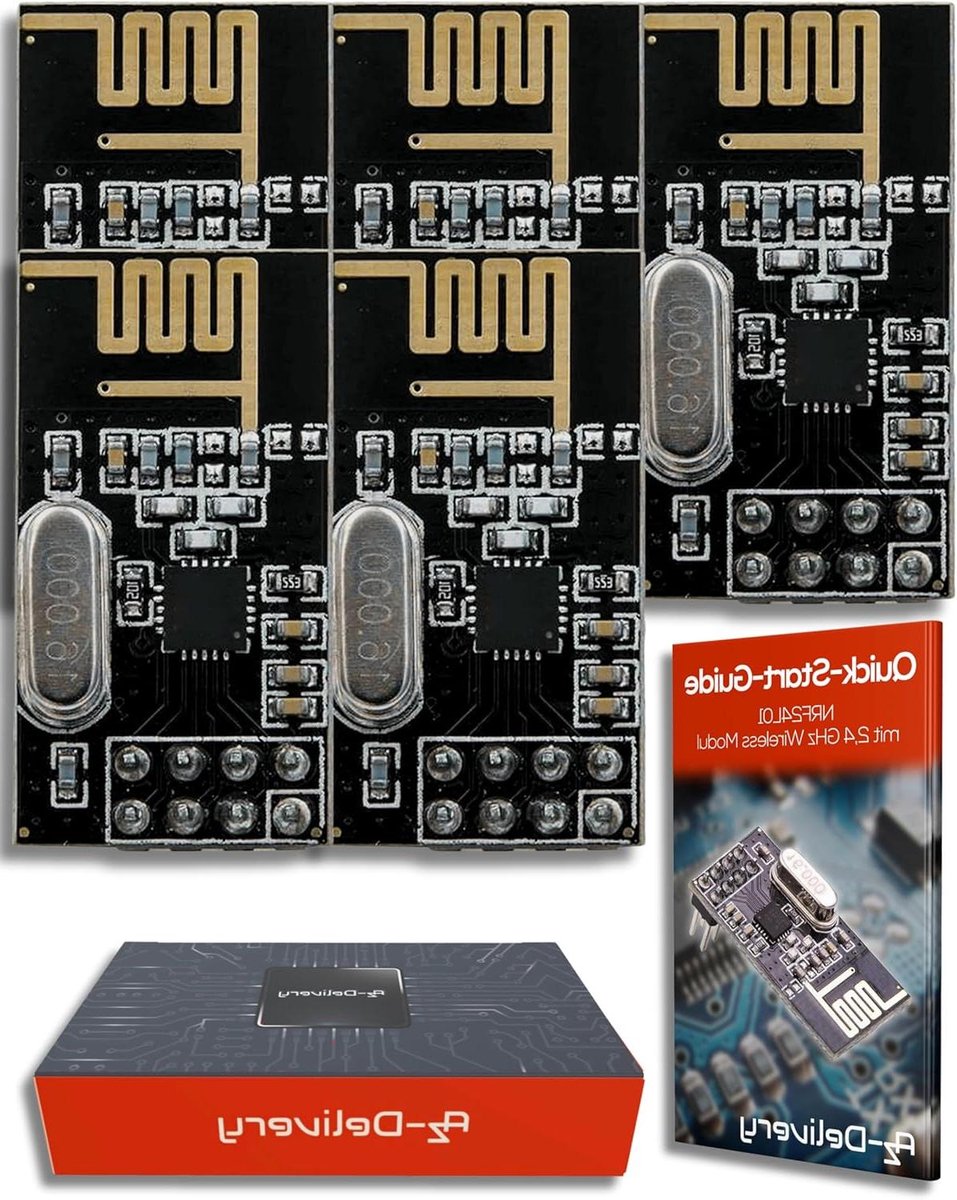Draadloze Modules - Radio Transceivers - Microcontroller Communicatie - SPI Protocol - 10 Stuks - Groen