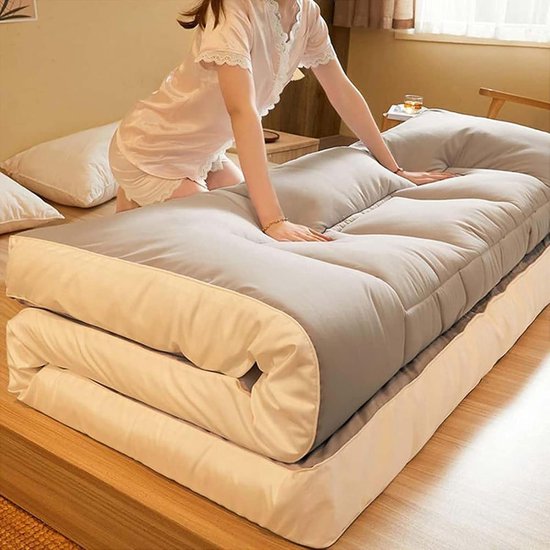 Vloermatras Futon - Opvouwbare Mat - Comfortabel Slapen - Extra Dik - 200x220cm - Niet gespecificeerd — afbeelding 2