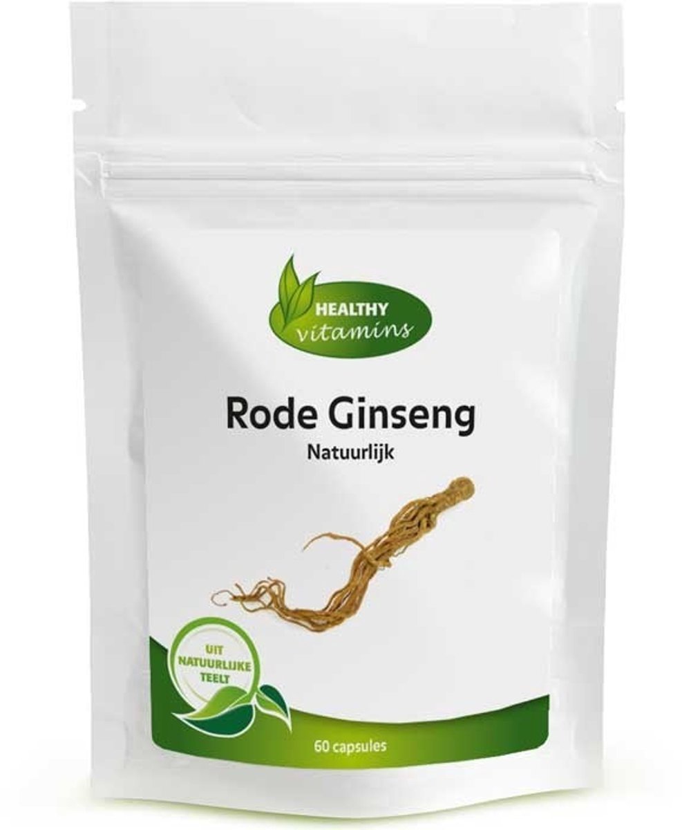 Rode Ginseng Natuurlijk | 60 capsules