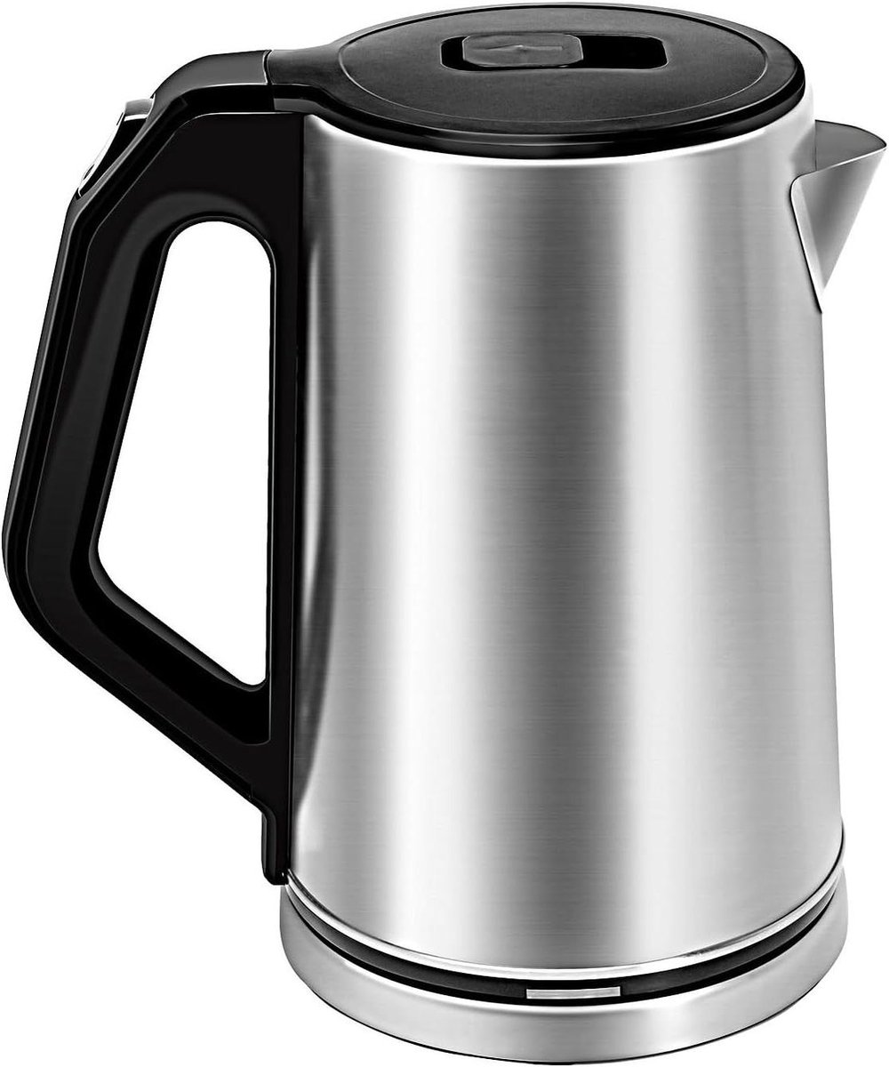 Waterkoker - Reiskoker - Snel Water Koken - Automatische Uitschakeling - 2.0 Liter - Zilverkleurig