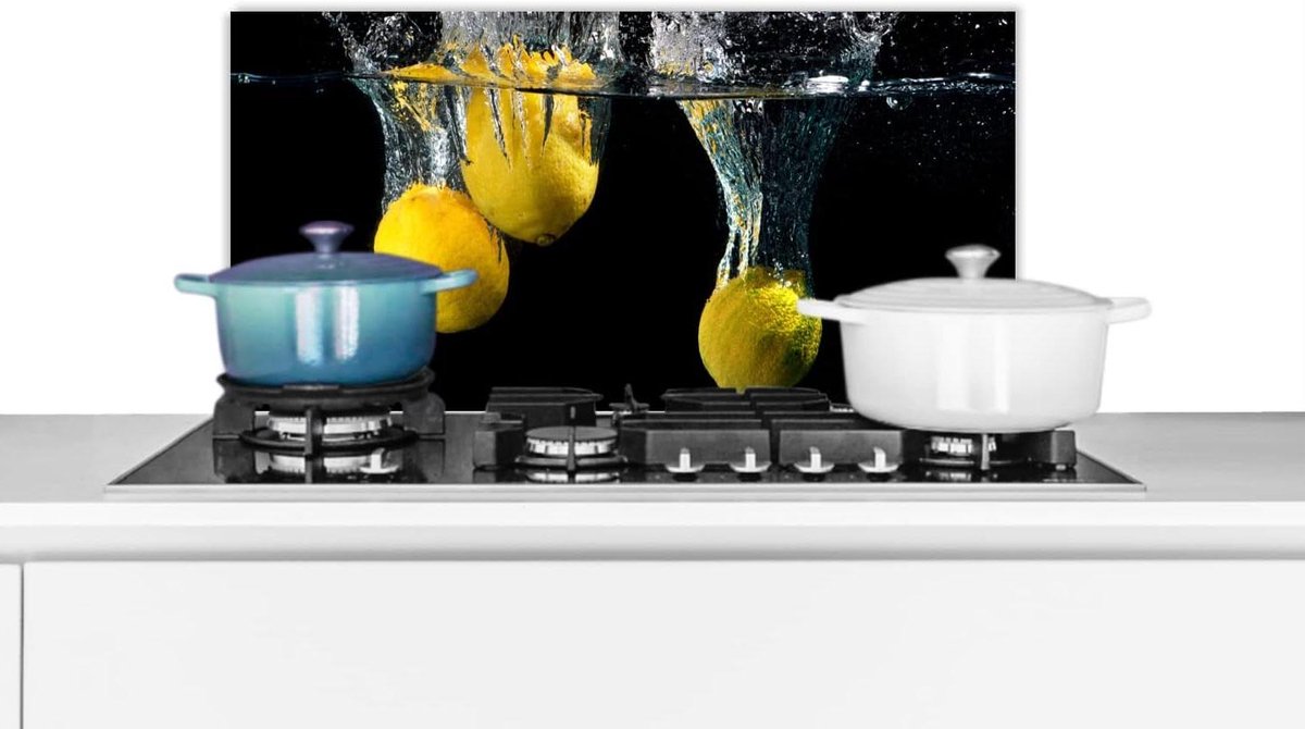Spatbeschermer Keuken - Kookplaat Achterwand - Keuken Beschermen - Extreem Scherpe Print - 60x30 cm - Multicolore