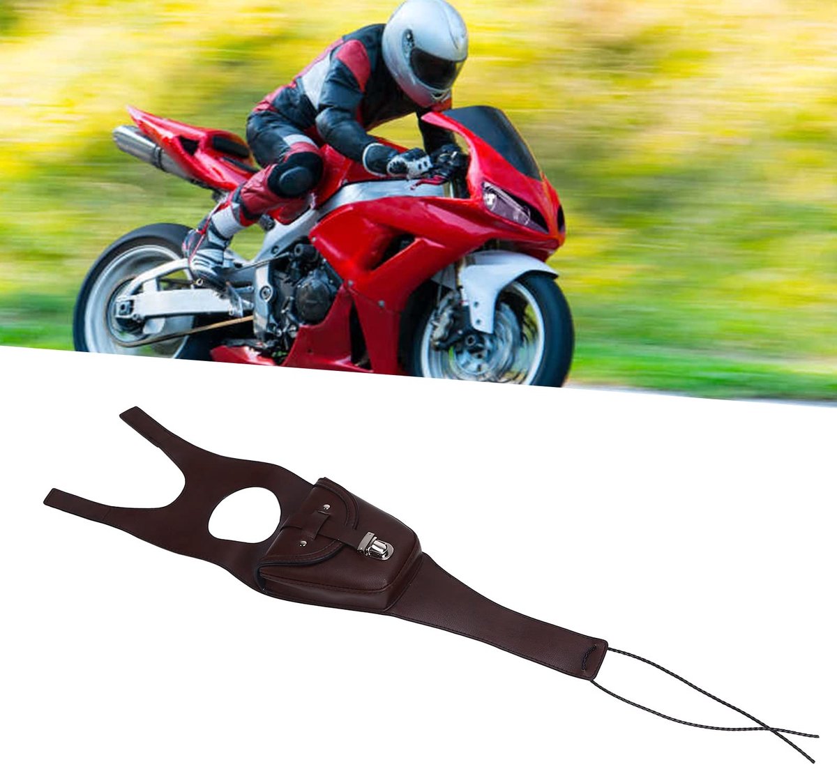 Dailygoods- Zadeltas Waterdicht - Frametas - Zadeltasje - Handige Organisatie - Lichtgewicht - Geschikt voor Motorfiets - Motorfietstas