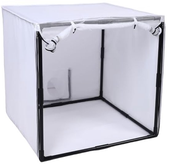 Dailygoods- Verfcabine Draagbaar met Filter - Spuitcabine - Schildertent - Ventilatiesysteem - 75x75x75cm - Snelle Montage
