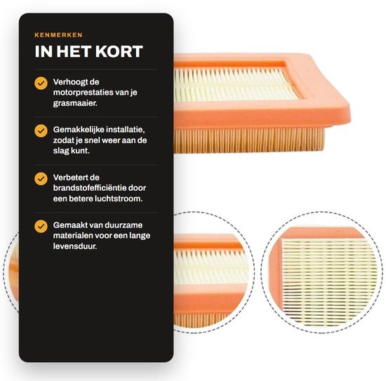 Dailygoods- Luchtfilter Vervanging - Compatibel met GCV145/170/200 - HRU19/HRN216/HRX217 - HRG466 - 17211-Z8B-901 - Motorfilter van Dailygoods — afbeelding 2
