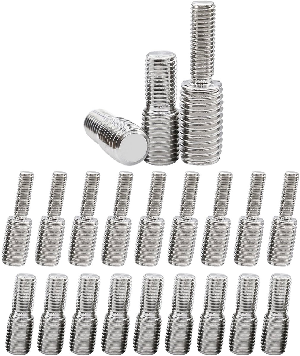 Dailygoods- Schroefdraadbouten Set - 20 Stuks - M6 x 20 mm / M8 x 20 mm - M6 x 10 mm / M8 x 10 mm - 304 Roestvrij Staal - Duurzaam voor Meubelmontage - Schroef