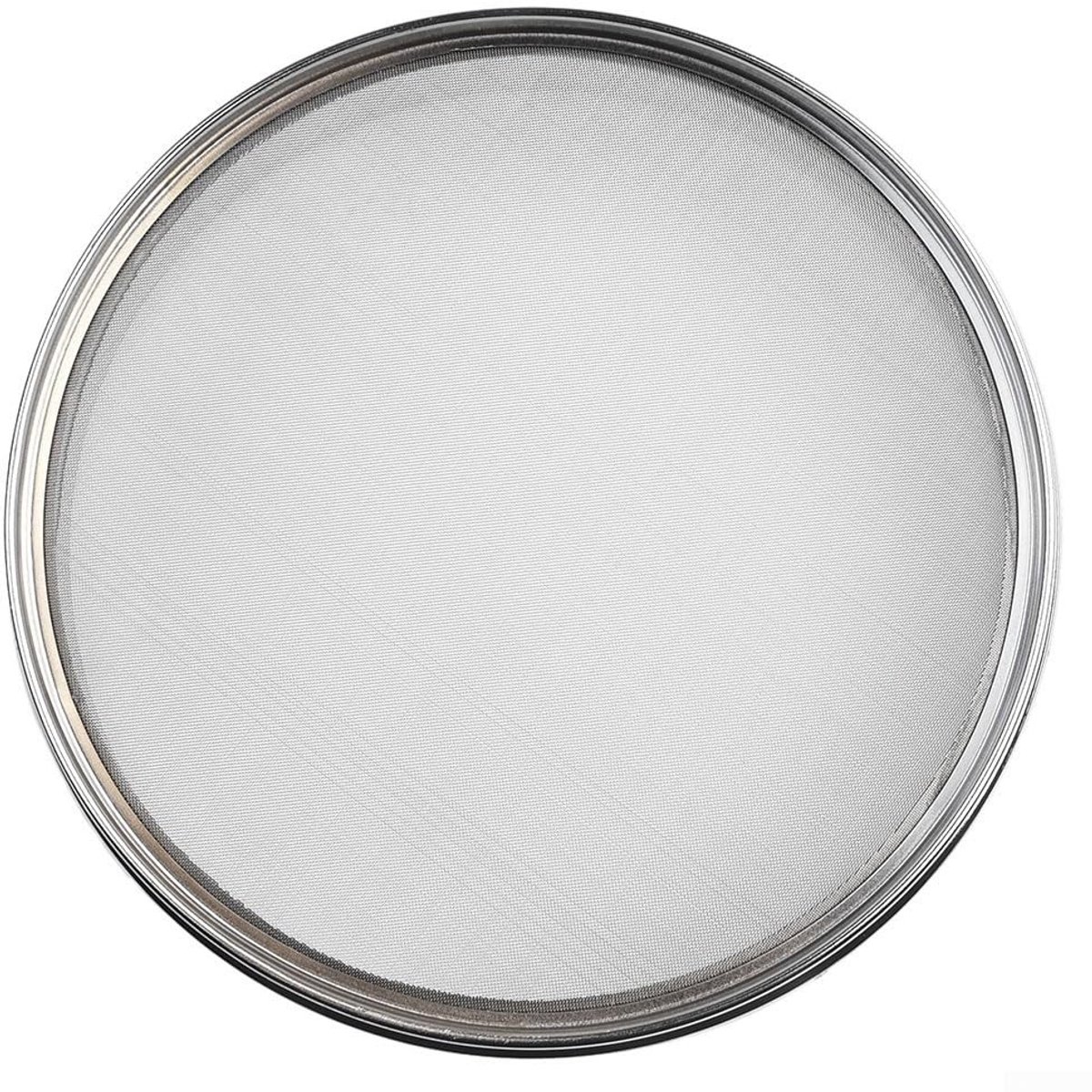 Dailygoods- Testzeef 20 cm - Roestvrij Staal - Verchroomd Gaas - Dubbellaags Frame - Gladde Randen - Hoge Stevigheid - Zeef