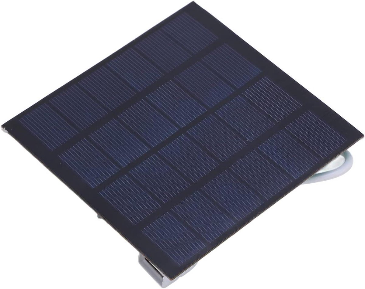 Mini Zonnepaneel - Draagbare Charger - Energie Opladen - Hoge Conversie - 6V 1.5W - Zwart