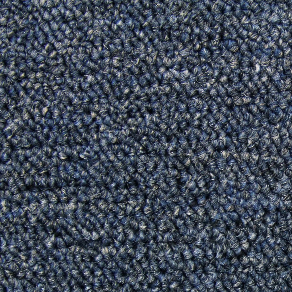 QUOVO® Tapijttegels - Tapijttegels 50x50 cm - Tapijttegels Zelfklevend - Blauw - 50cm x 50cm x 1cm