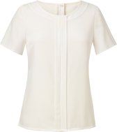 Brook Taverner Blouse in Chinese crêpe FELINA BT2265 - Cream - 36 EU (8 UK)