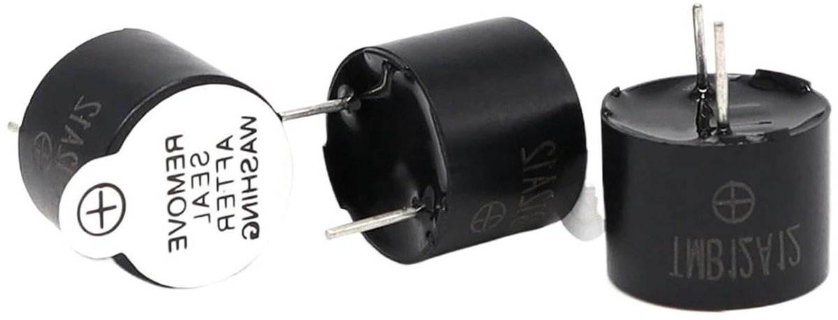 Magnetische Zoemer - Alarm Geluid - Signaal Geven - Actief Geluid - 10 Stuks - Zwart