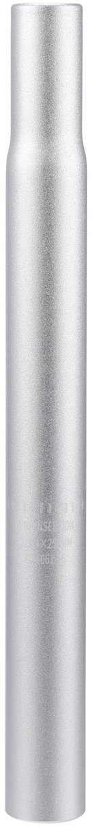 Dailygoods- Fietszadelpen 25,4x250mm - Aluminiumlegering - Duurzaam - Zilverkleurig - Veiligheidslijn - Eenvoudig te installeren - Zadelpen