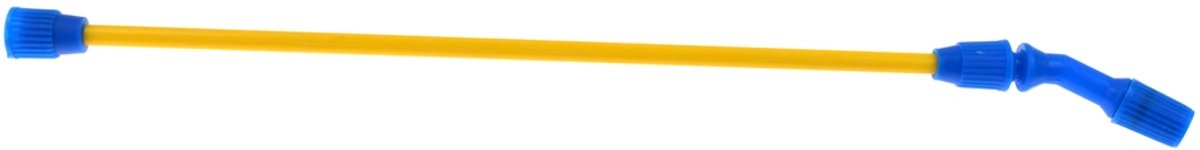 Spuitlans voor drukspuit en onkruidspuit met gele metalen sproeibuis 44 cm - GD-0243