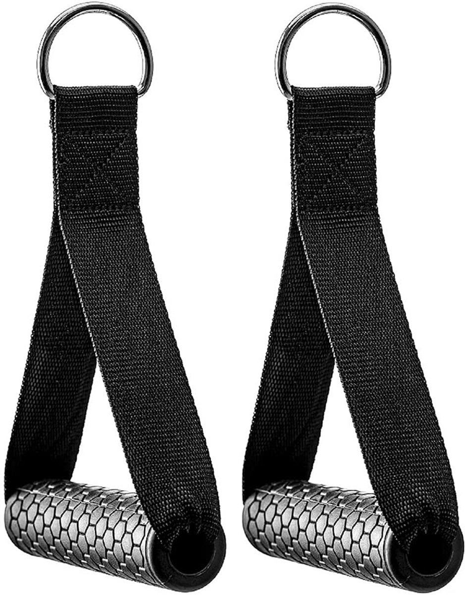 Dailygoods- Weerstandsbanden Handvat - Kabelbevestiging - Fitness Handgrepen - Siliconen Grip - Stevige ABS Kernen - Comfortabel Ontwerp - Fitnesshandgrepen