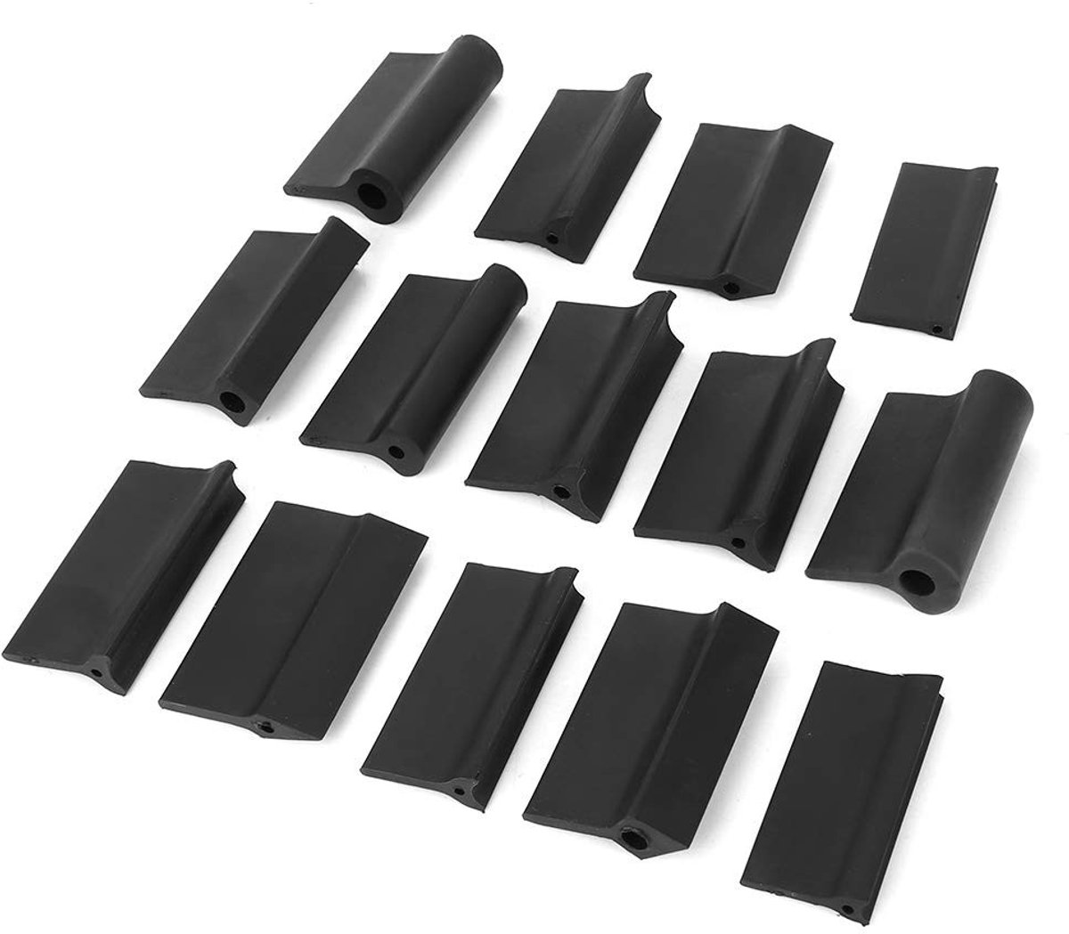 Dailygoods- Schuurblok 14 Stuks Set - Rubberen Schuurgreep - Schuurpapierhouder - Diamantvormige Houder - Kikkervisje Schuurpapier - Duurzaam en Veelzijdig - Schuurpad