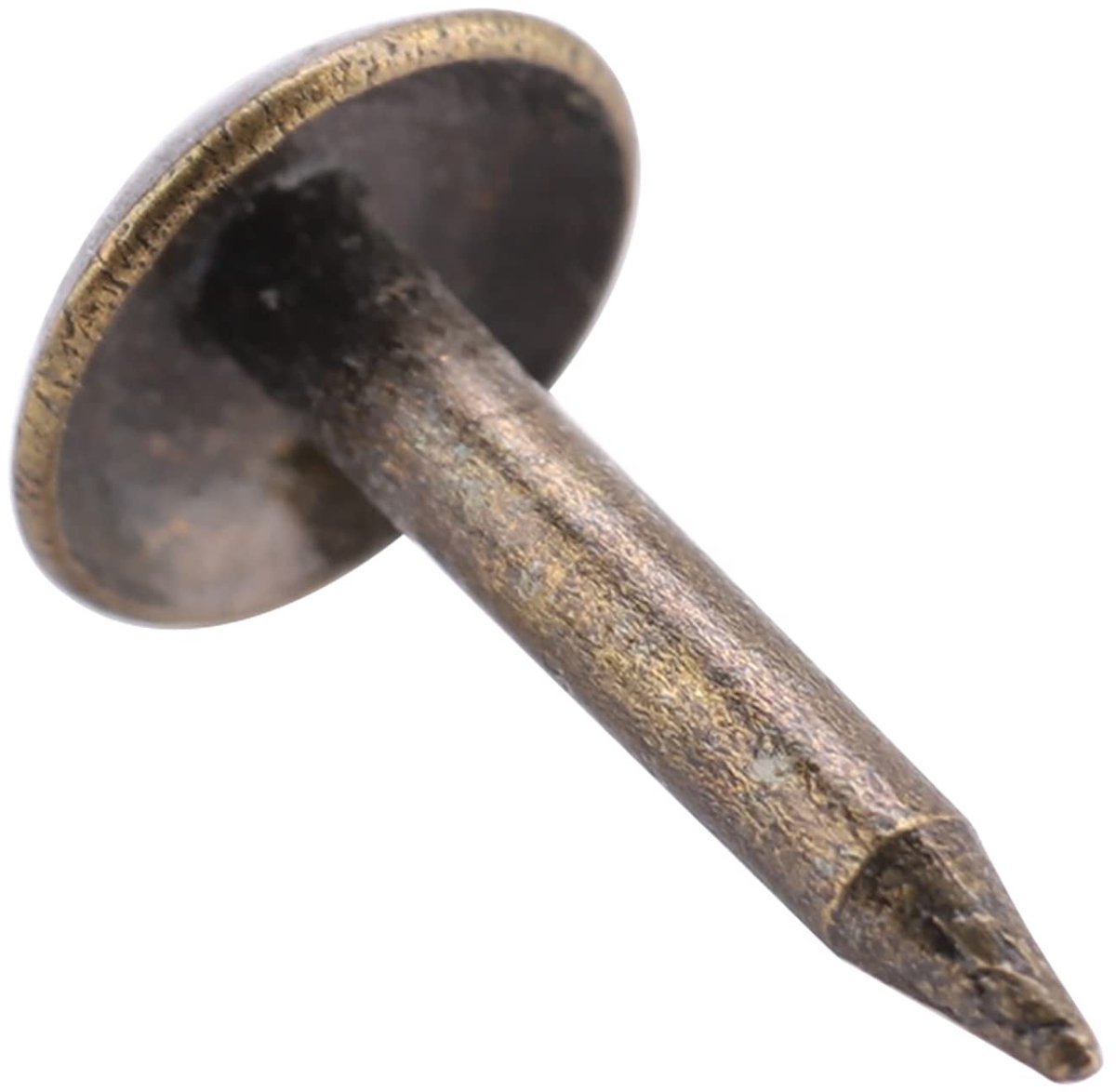 Dailygoods- Nagels Set van 100 - Ronde Koepelvormige Bevestigingsmiddelen - Dikker IJzeren Nagels - Stevig en Duurzaam - Afmetingen 6x12mm - Nietjes