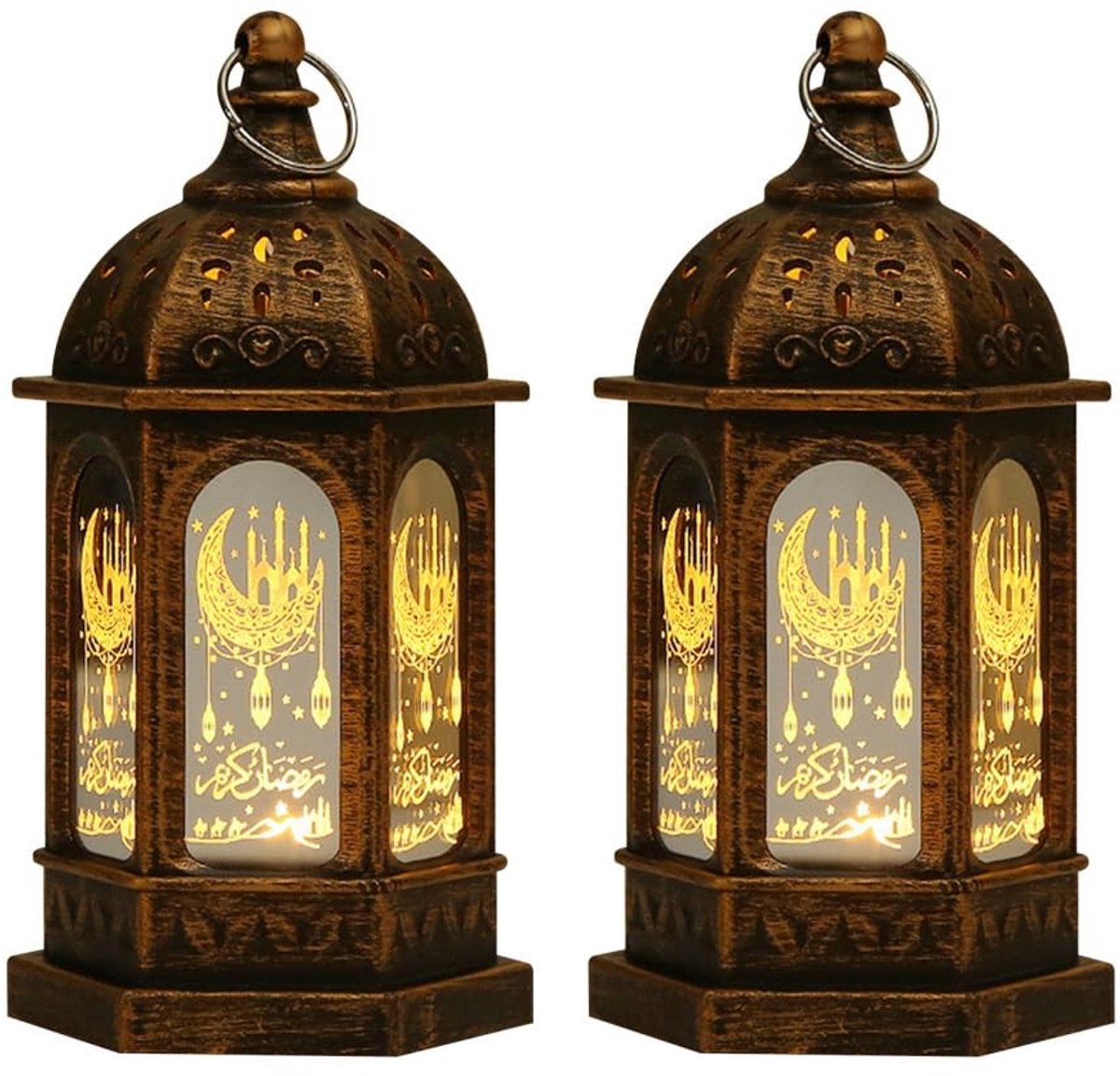 Dailygoods- Ramadanlantaarns Hoge Kwaliteit - Hanglampen - Tafeldecoratie - Draagbare Lamp