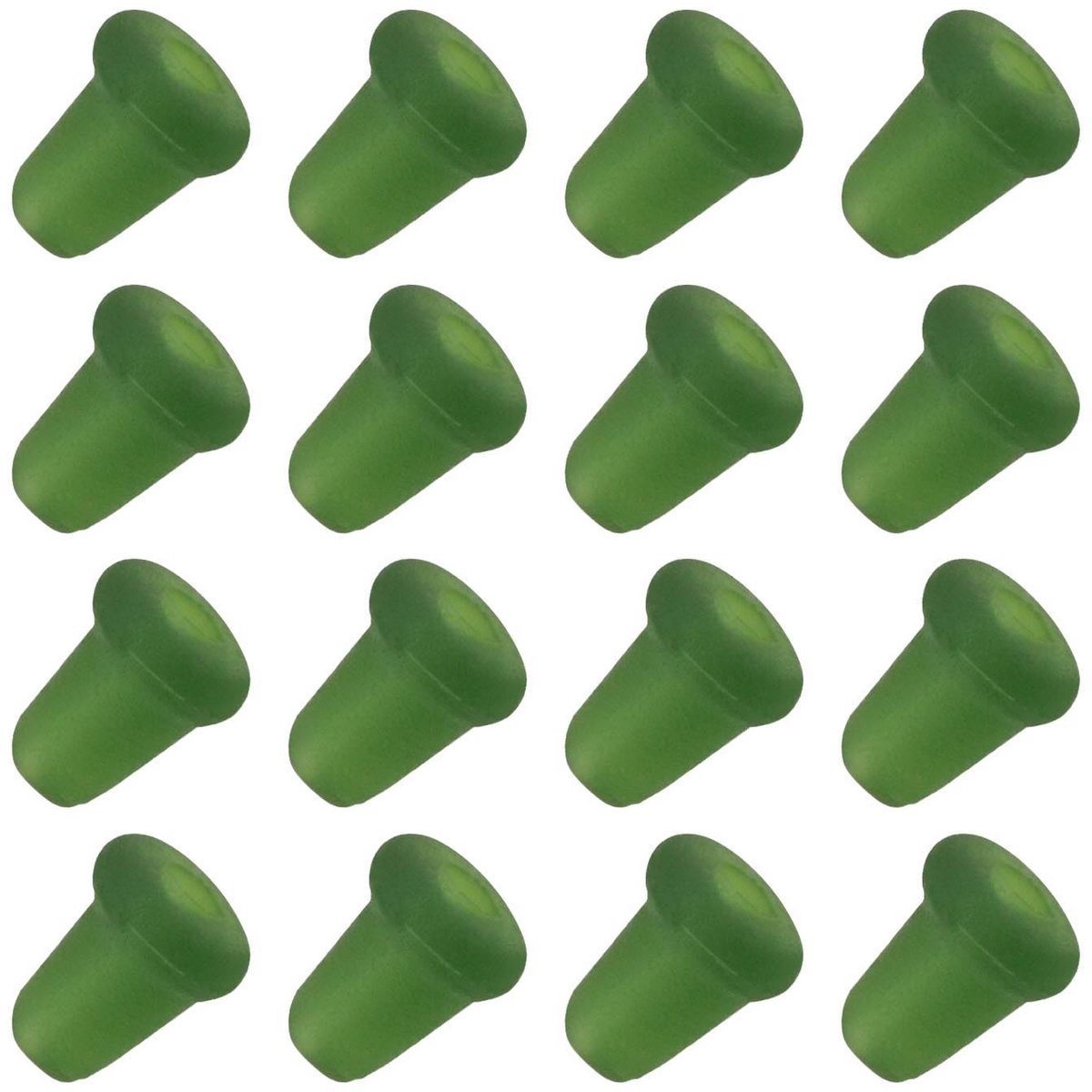 Dailygoods- Vishaak Aasstopper 100 Stuks - Plastic Stopper - Beveiliging voor Aas - Eenvoudige Installatie - Groen - Voldoende Voorraad