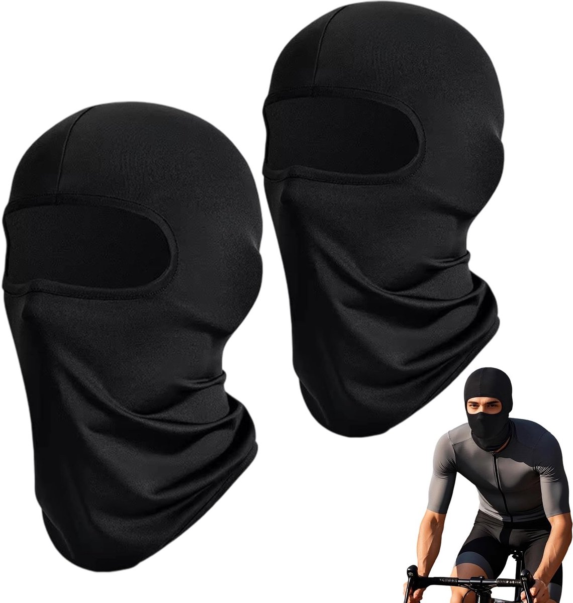 Dailygoods- Bivakmuts Ademend - Gezichtsmasker - Skimasker - Balaclava - UV-bescherming - Geschikt voor heren/dames/kinderen