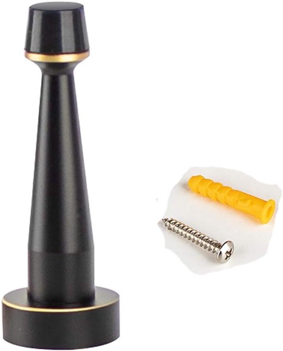 Deurstop Koper - Wandmontage Stopper - Muur Beschermen - Zware Duty - 80mm - Koper
