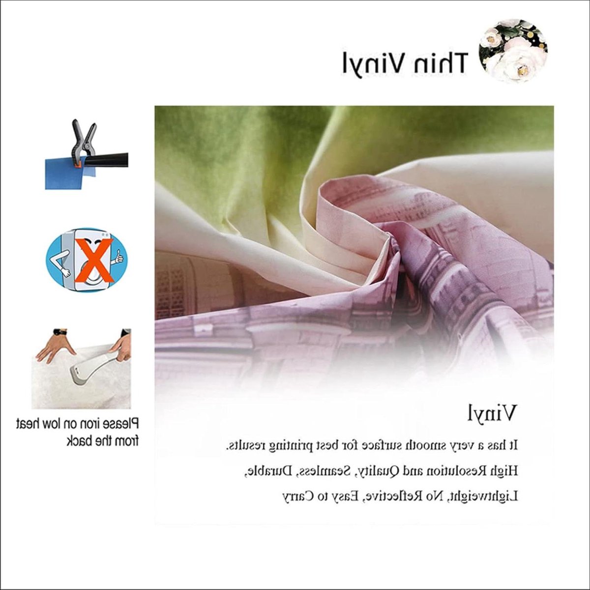 Fotografie Achtergrond - Decor Banner - Feest Decoratie - Naadloos Vinyl - 300x200cm - Koraal
