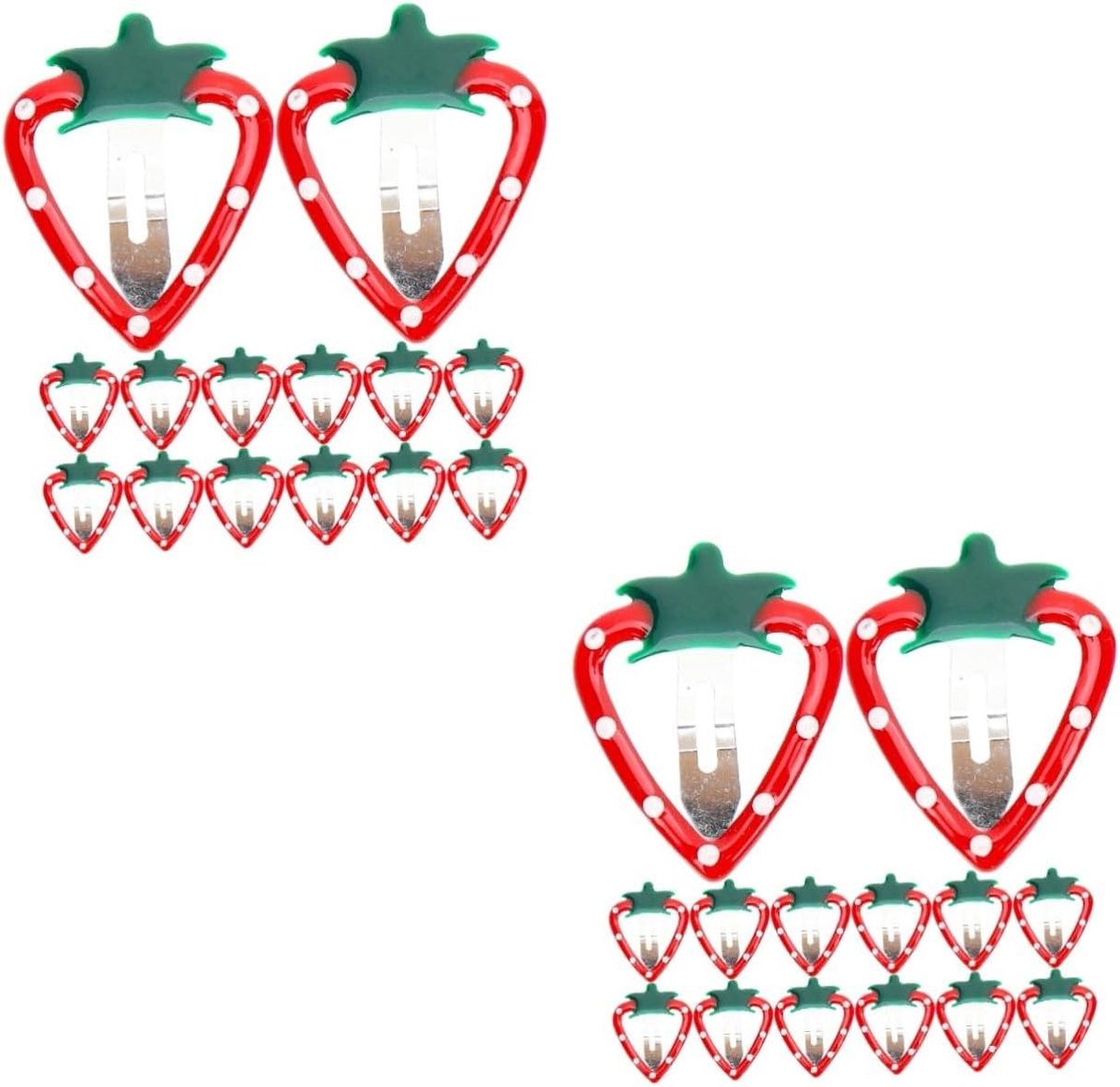 Haarclips Set - Fruit Speldjes - Dagelijks Gebruik - Leuk Design - 30 Stuks - Multicolor