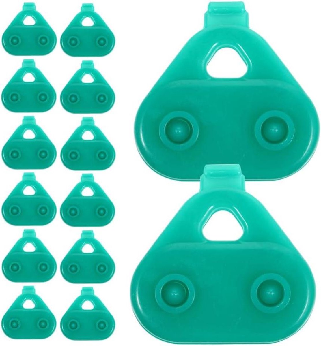 Dienblad Clips - Net Klemmen - Tuin Beschermen - Herbruikbaar Materiaal - 30 Stuks - Groen